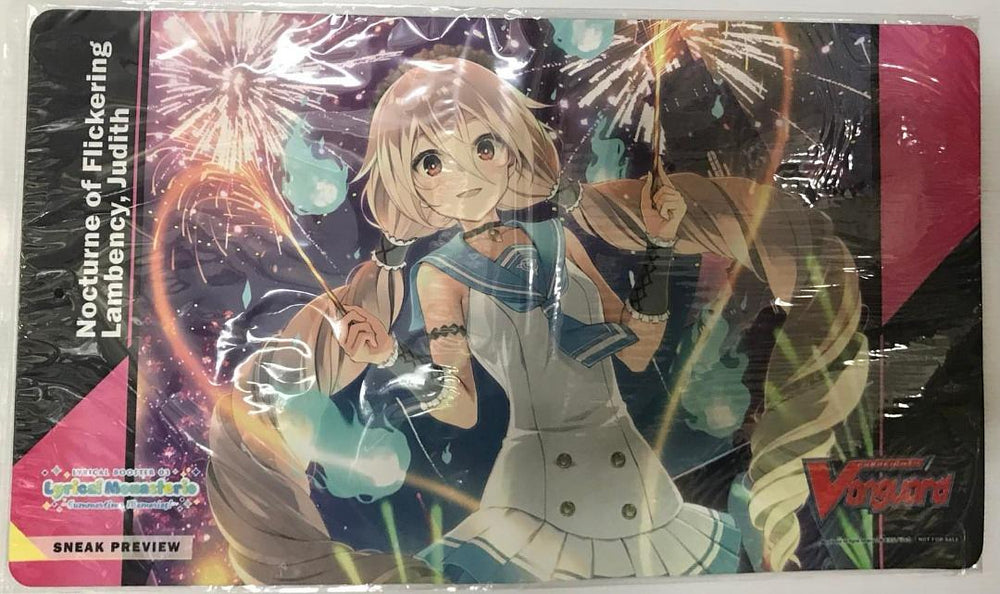 Cardfight!! Vanguard Sneak Preview Playmat - Nocturne of Flickering Lambency, Judith