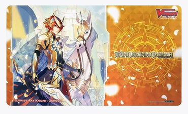 Cardfight!! Vanguard Sneak Preview Playmat: Divine Lightning Radiance - Sunrise Ray Knight, Gurguit