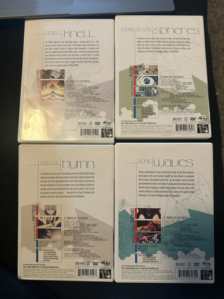 RaXephon Volume 1-7 Complete Series on DVD by ADV Films