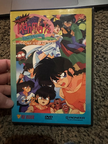 RANMA 1/2 one half THE MOVIE 2 NIHAO MY CONCUBINE   DVD  includes insert