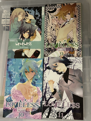 Loveless Manga Lot 1-11 English Yun Kouga