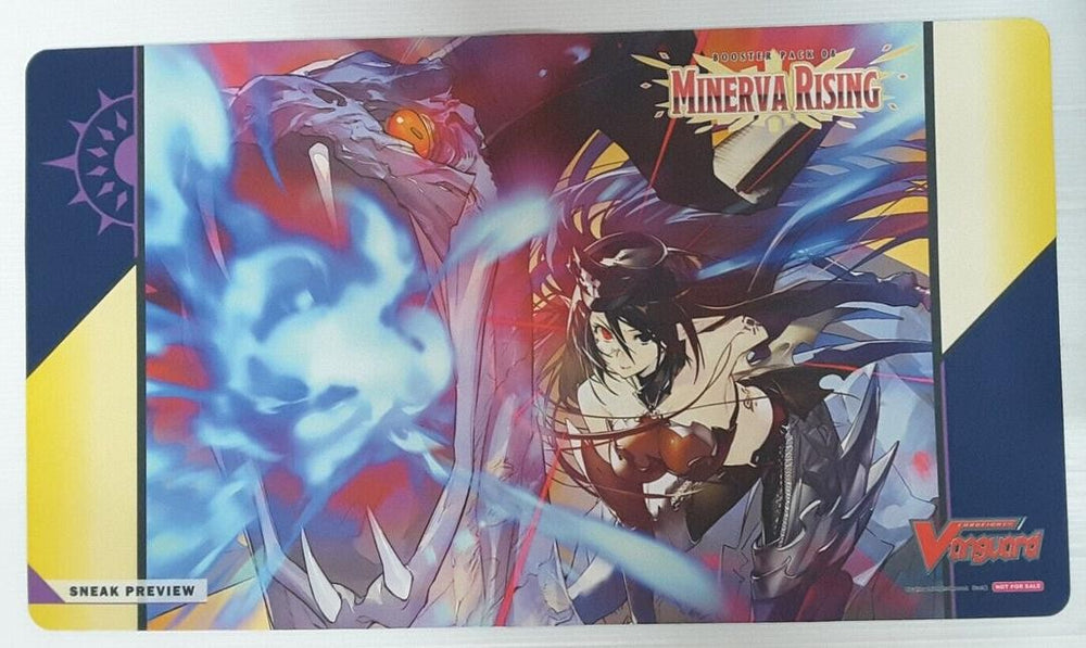 Playmat - Silver Thorn Dragon Tamer, Luquier - Minerva Rising Sneak Preview