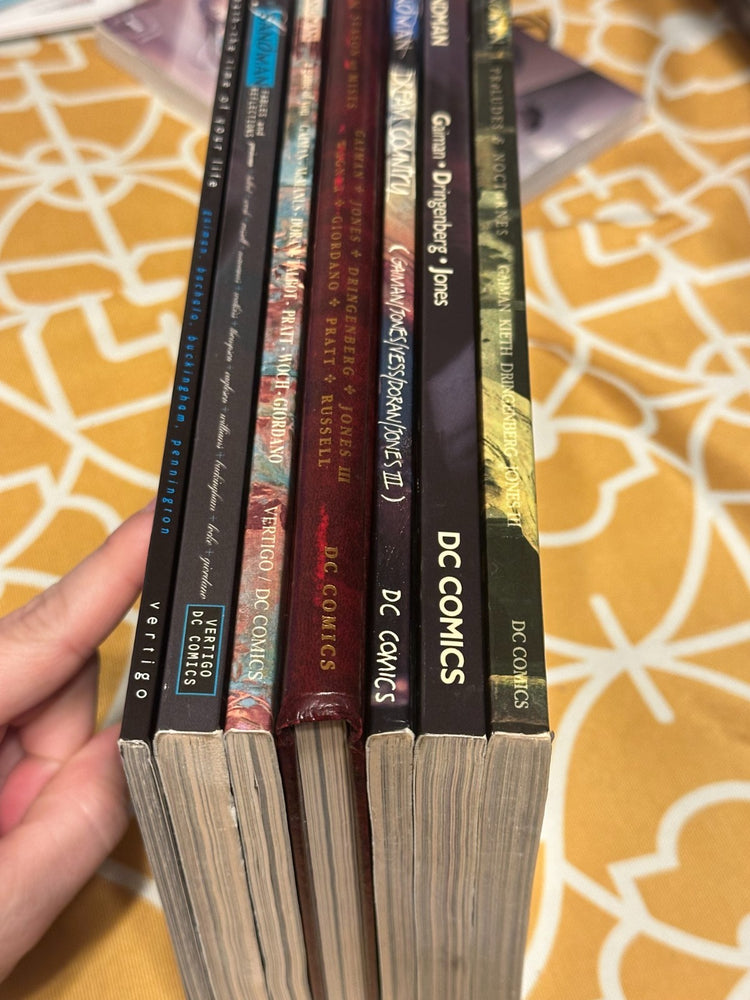 Sandman TPB 7 book Lot - Signed (6 books signed)