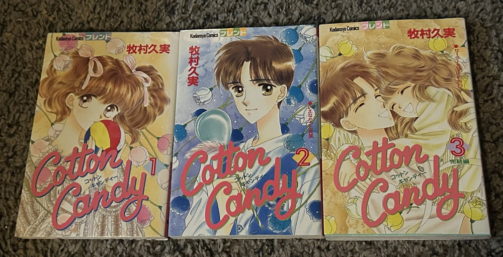Japan Comic Cotton Candy VOL.1-3 Comics Complete Set F/S