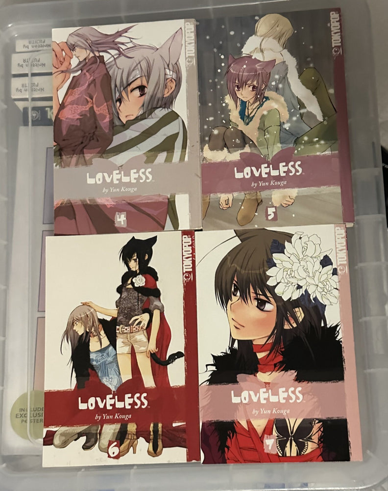 Loveless Manga Lot 1-11 English Yun Kouga