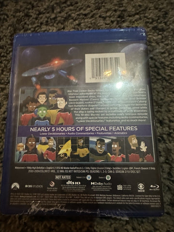 Star Trek Lower Decks: The Complete Series, Seasons 1-5 (Blu-Ray,5-Disc,Box-Set)