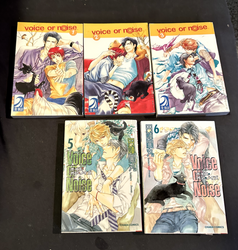 Voice or Noise English Vol 1 2 3 and Japanese 5 6 Yaoi