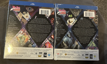Jojo's Bizarre Adventure 1 &2 Phantom Blood & Stardust Crusaders Bluray NEW