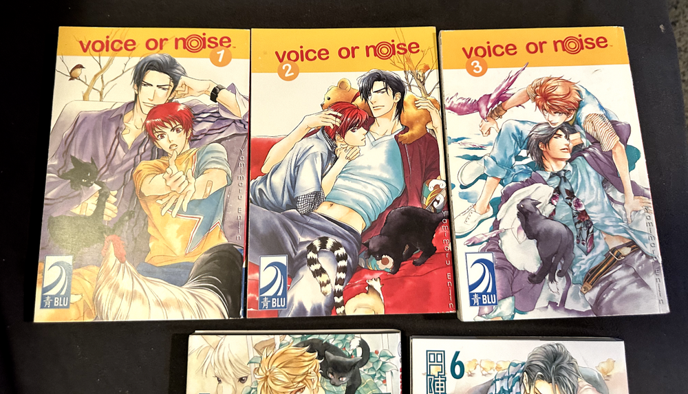 Voice or Noise English Vol 1 2 3 and Japanese 5 6 Yaoi