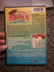 RANMA 1/2 one half THE MOVIE 2 NIHAO MY CONCUBINE   DVD  includes insert