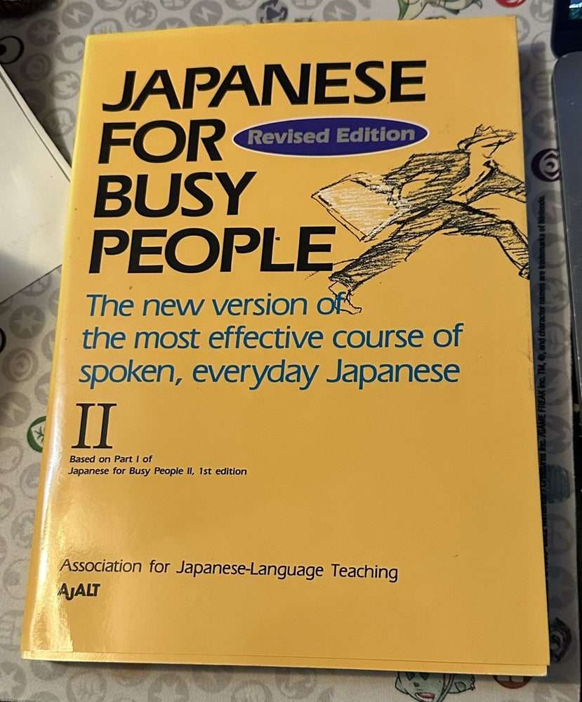 Japanese for Busy People I 2 3 + Workbook - Revised Edition - GOOD