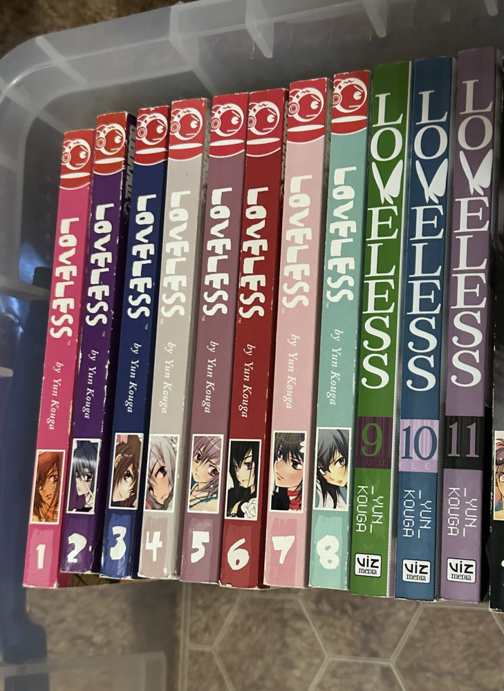 Loveless Manga Lot 1-11 English Yun Kouga