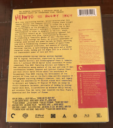 * Hedwig and the Angry Inch (Criterion Collection) (Blu-ray, 2001)