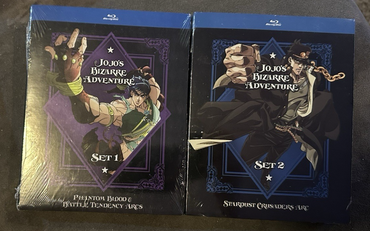Jojo's Bizarre Adventure 1 &2 Phantom Blood & Stardust Crusaders Bluray NEW