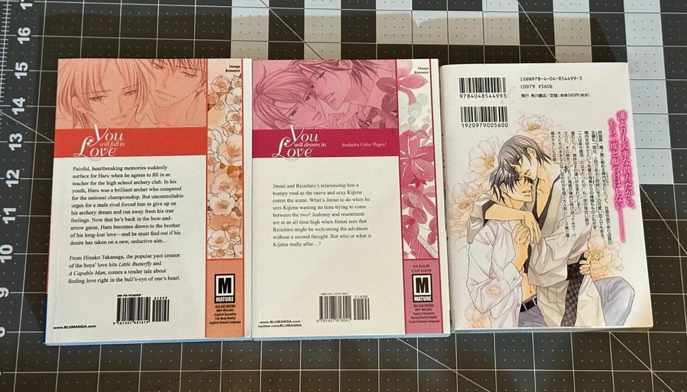 You Will Drown in Love and You Will Fall in Love Yaoi Manga English 1 2 JP 3