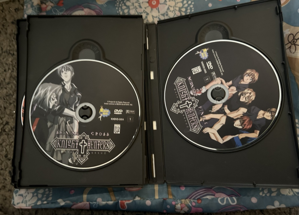 KNIGHT HUNTERS COMPLETE COLLECTION WEIS KREUZ FIVE DISC CLEAN ANIME DVD