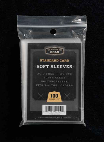 Cardboard Gold: 3 x 4 Penny Sleeves (100 ct)